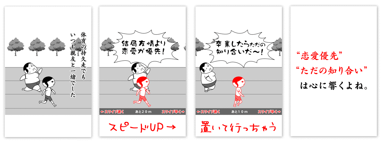 第28問「これも友情？」の「すごい読めてる」解答例